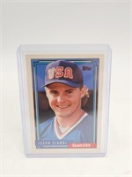 Topps 1992 Jason Giambi Team USA Rookie card #40T