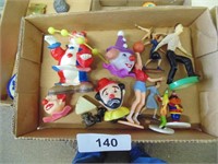 Clown & Bowling Cake Toppers