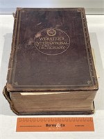 WEBSTER’S INTERNATIONAL DICTIONARY. Front Cover