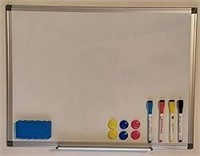 WALGLASS Double-Sided White Board  24 x 18