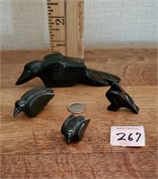 Crow  figurines