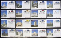 US Stamps complete set of "Flags of our Nation"