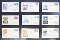 US Stamps First day Covers, 60+ 1940s IOOR Cachets