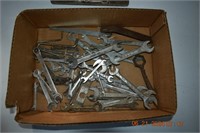 Flat of misc. wrenches