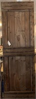 Huge old primitive 100 x 33 wooden farm door