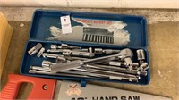 Impact Socket Set and 12in Hand Saw