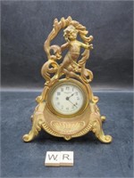 ANTIQUE NEW HAVEN CLOCK -RUNNING CONDITION