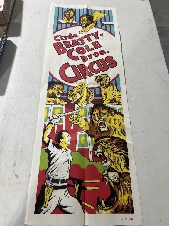 Clyde Beatty and Cole Brothers Circus poster 39