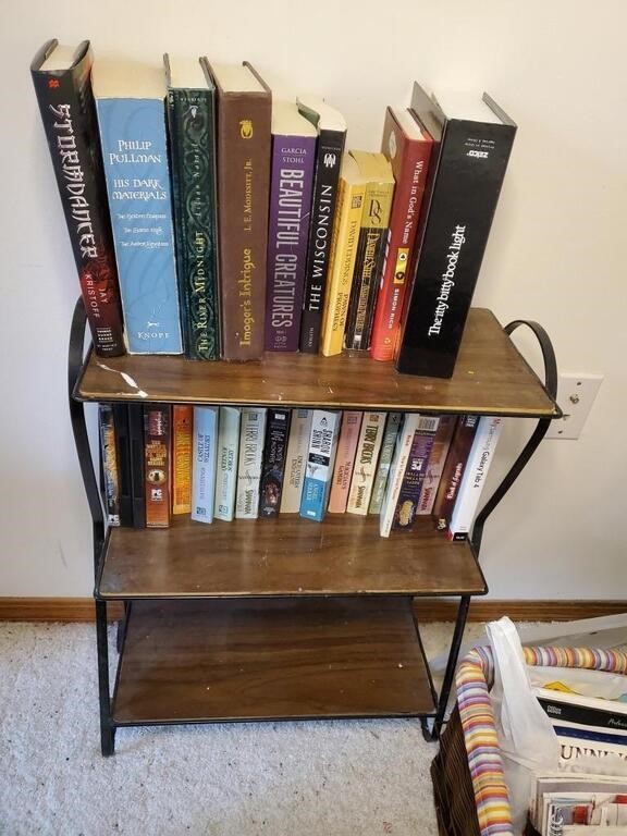 3-Tier Bookshelf w/ Books