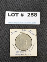 1946 Silver Booker T. Washington Half Dollar