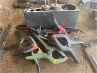 Clamps and sanding accessories