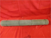 Roll of wire mesh.