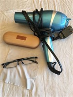 Babyliss Blow Dryer and Sophia Glasses