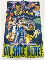 Pokemon TOPPS TV Edition Trading Cards Poster