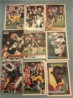 Lot of football cards with Ricardo McDonald