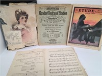 Antique Piano Music Books