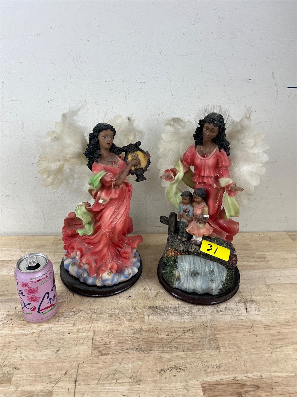 Ebony Angel Statues