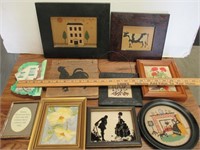 Group of Small Pictures & Plaques