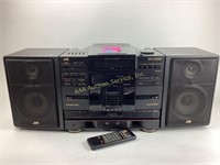 JVX PC-X1000 Boombox. CD Changer & Cassette Deck
