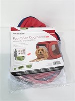 Open box pop open dog kennel