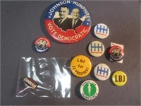 Campaign Buttons Hoover