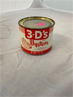 3 D's Saxis Virginia 12oz Oyster Can