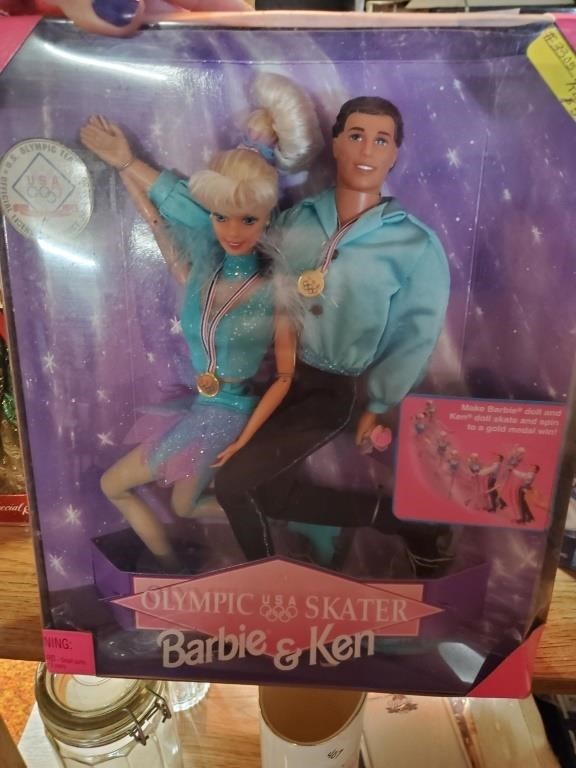 Barbie and Ken Olympic Skater Doll