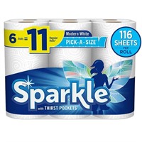 Sparkle, Paper Towels, 6 Count (Pack of 1)