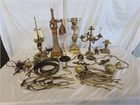 Assorted Box of Lamp Parts