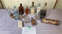 Antique Medicine Bottles Lot