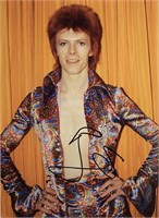 David Bowie signed photo