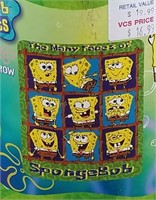 Spongebob Squarepants Fleece Blanket Throw Nick