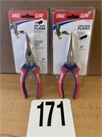 LOT OF 2 EAGLE CLAW PLIERS