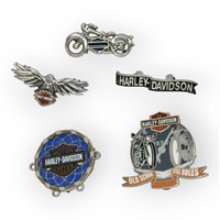 Collectible Harley Davidson Pins - From Vest