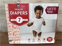 Members mark size 7 diapers 132 count