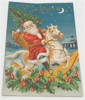 Antique 1907 German Christmas Post Card