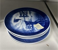 5 Royal Copenhagen Denmark Collector Plates