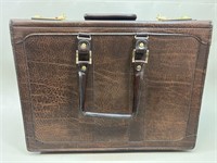 Renwick Leather Pilots Lawyers Briefcase