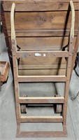 ANTIQUE WOOD & METAL DOLLY