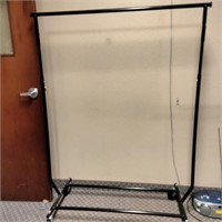 Rolling Clothes Rack 50" x 60" x 22"  (R# 213)