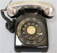 Vintage Bell Rotary Phone (black)