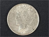 1925 silver peace  dollar