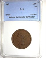 1840 Cent NNC F15