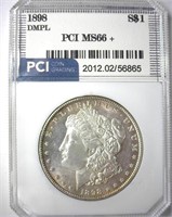 1898 Morgan MS66+ DMPL LISTS $12500