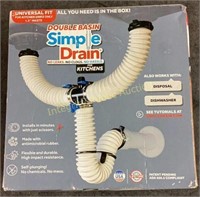 Double Basin Simple Drain Trap Kit