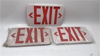 3 Business Exit Signs