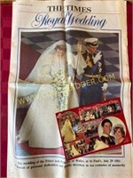 The Times Royal Wedding Newspaper