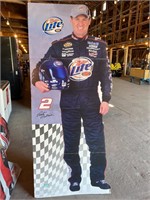 Rusty Wallace NASCAR cardboard display