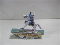 Vtg Schilling Tin Wind-Up Lone Ranger Toy Works