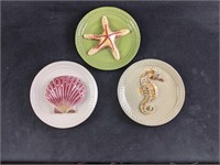 Beach Theme Decorative Plate Set